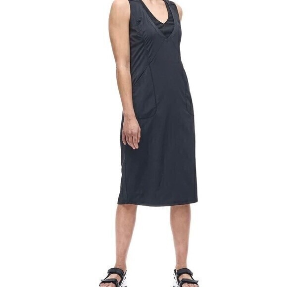 INDYEVA WOMEN'S LIIKE LONG SLEEVELESS DRESS,‎ Size S, BLUE* - Picture 1 of 9
